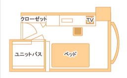 セミダブル間取り図
