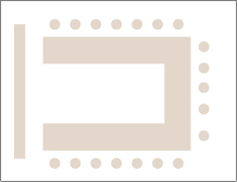 コの字型